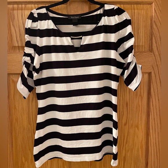 WHBM Striped Top - size L - Picture 1 of 9